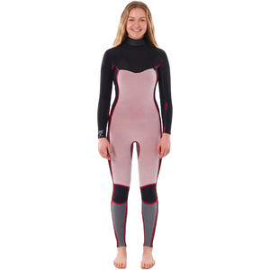 2023 Rip Curl Womens Dawn Patrol 5/3mm Chest Zip Wetsuit 126WFS - Black